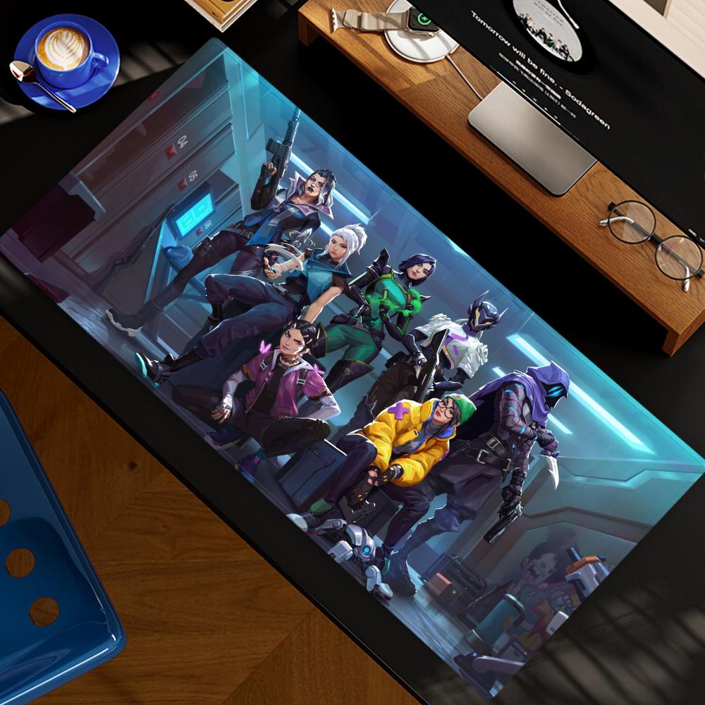 Gaming Accessories For Valorant - V-Valorant Game Mouse Pad XXL Computer