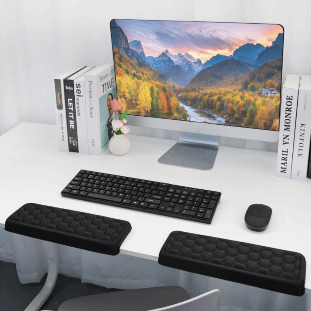 Desk Corner Mat - Universal L-Shaped Desk Elbow Pad Memory