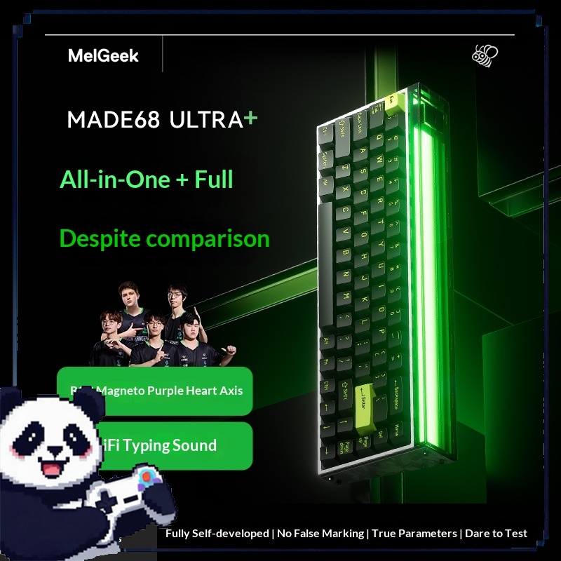 Gaming Accessories For Valorant - MelGeek MADE68UItra+Magnetic Switch Gaming Keyboard Aluminum