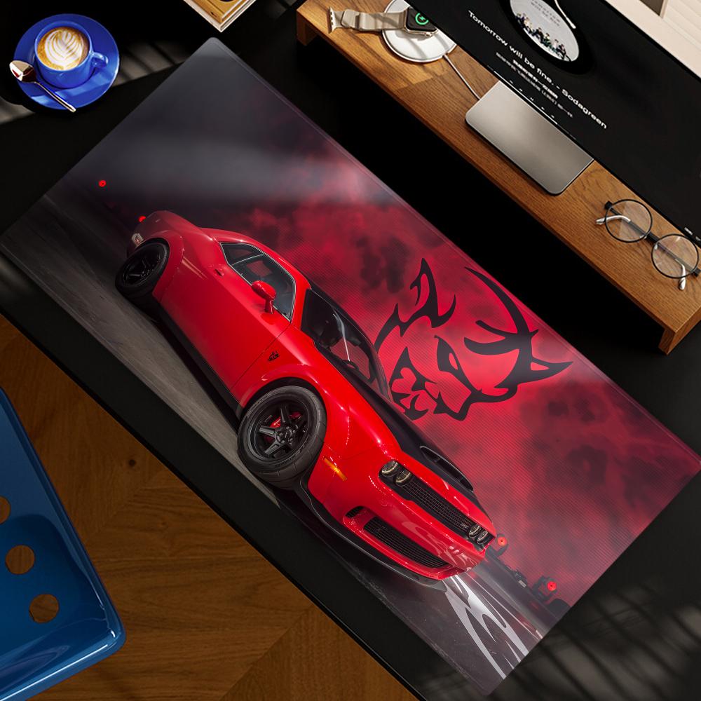 Gaming Accessories Table - D-DodgeS Car Cool Mouse Pad XXL
