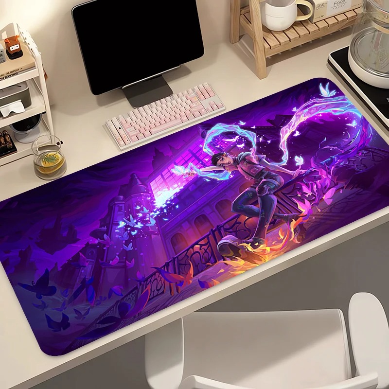 Gaming Accessories For Valorant - Mouse Pad Gamer Computer Anime PC