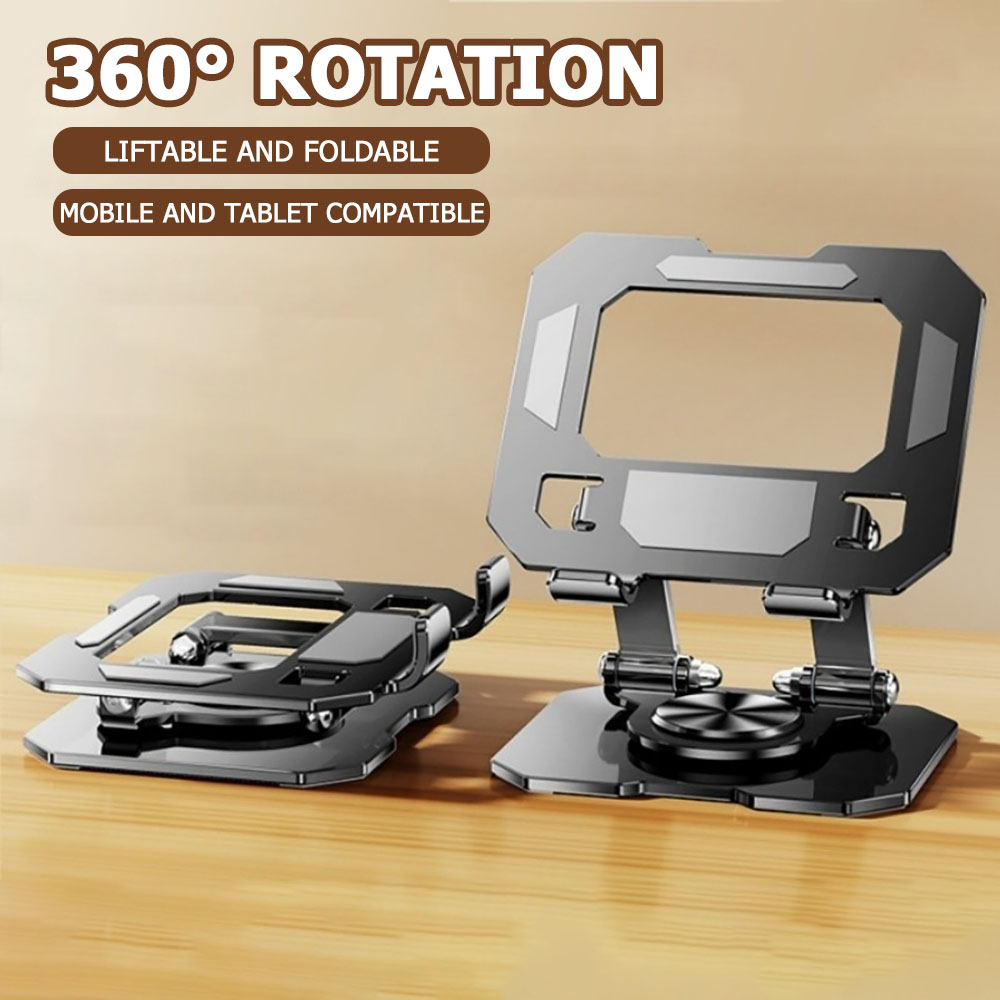 Desk Corner Mat - 360 Rotating Tablet Phone Stand Adjustable
