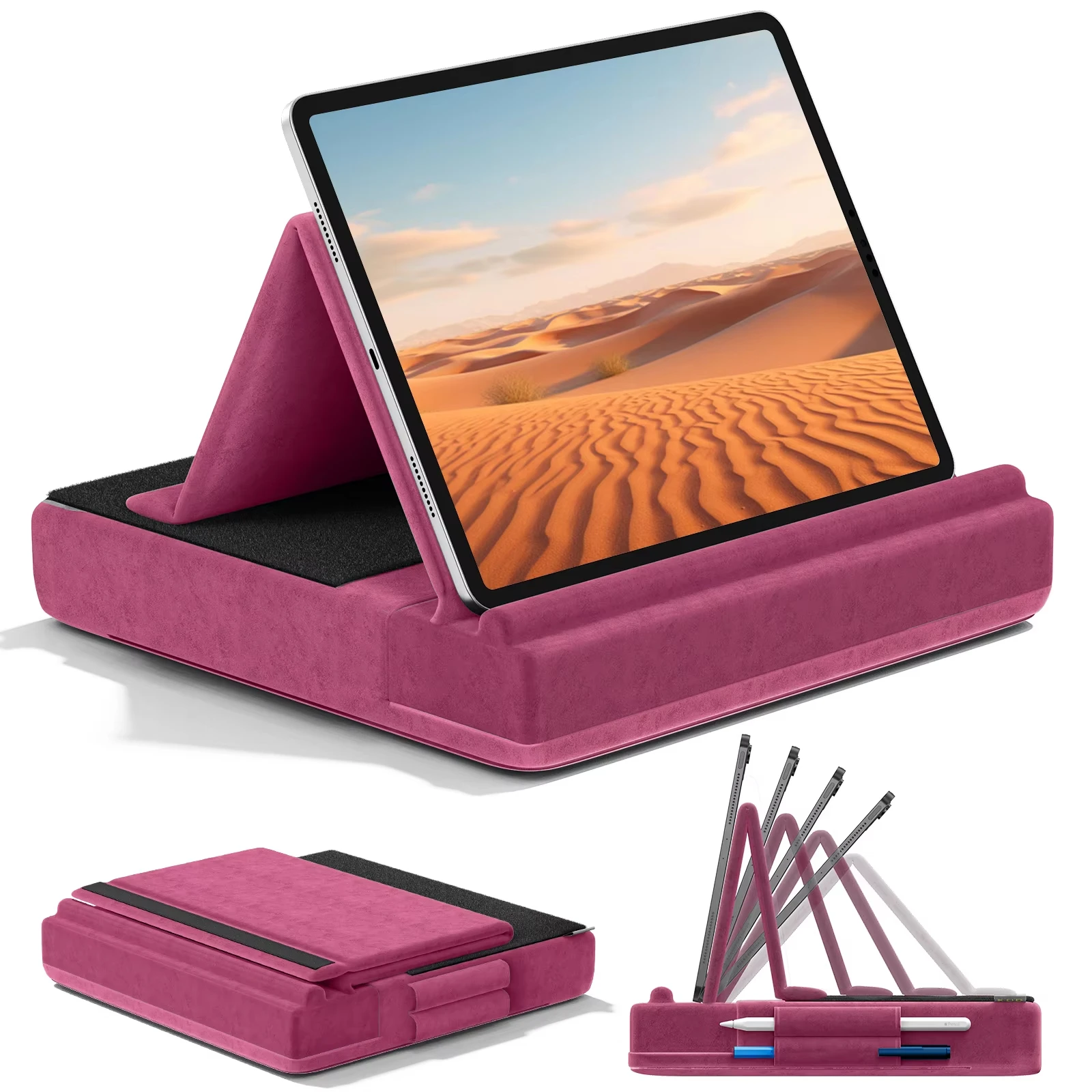Upgraded Tablet Pillow Stand M - Desk Corner Mat 评论和价格