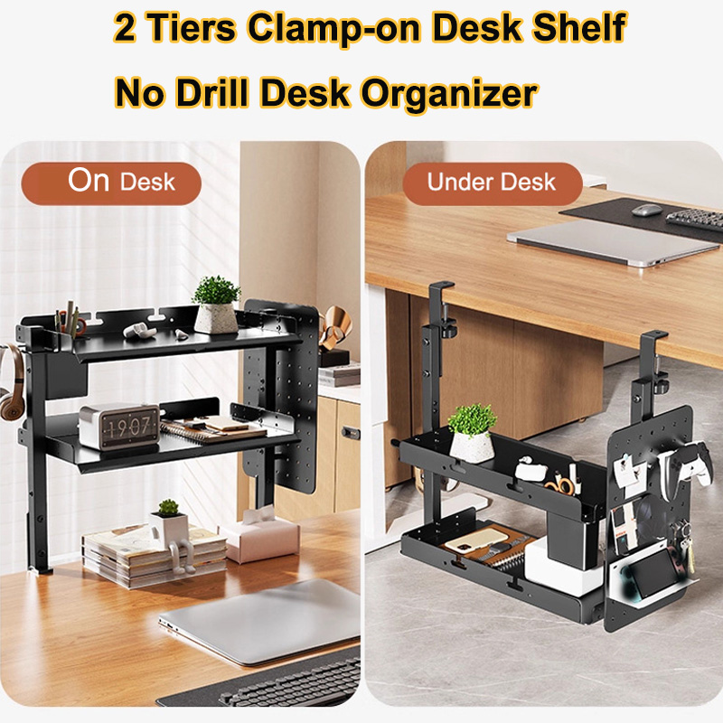 Clamp-on 14 inch Above Below D - Gaming Accessories Table 评论和价格