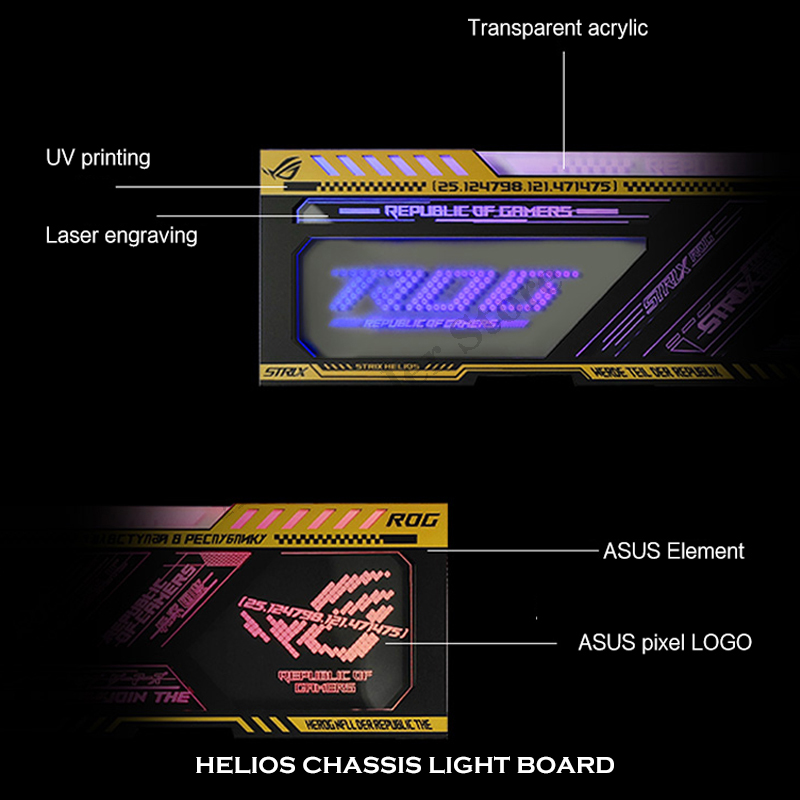 RGB Mirror PC Case Backplate P - Gaming Accessories Lights 评论和价格