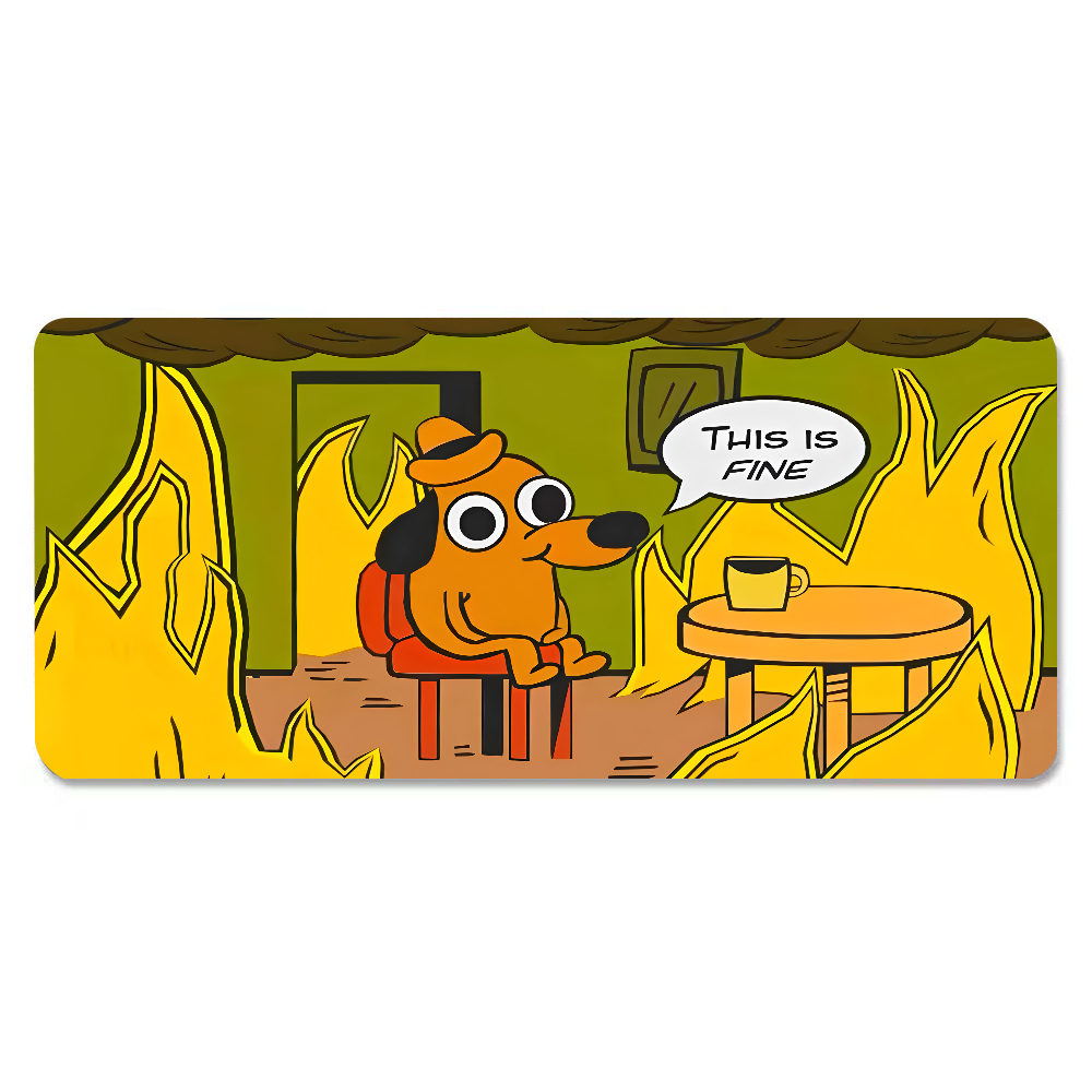 This Is Fine Dog Dachshund Mou - Gaming Accessories Cheap 评论和价格