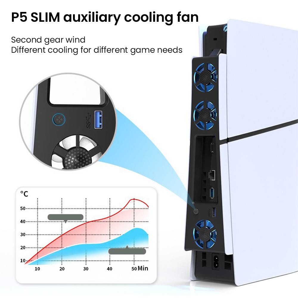 Gaming Cooler Fan Efficient Co - Gaming Accessories Lights 评论和价格