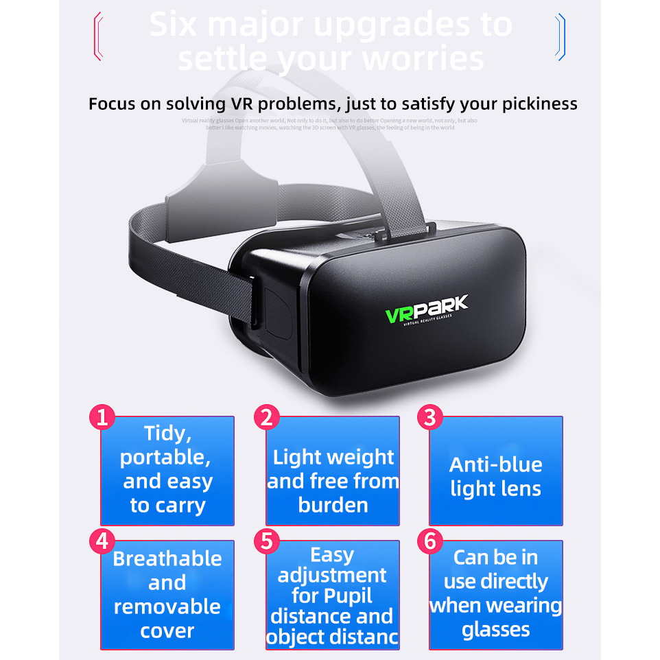 Virtual Reality Helmet VR Glas - Gaming Accessories For 8 Year Old 评论和价格