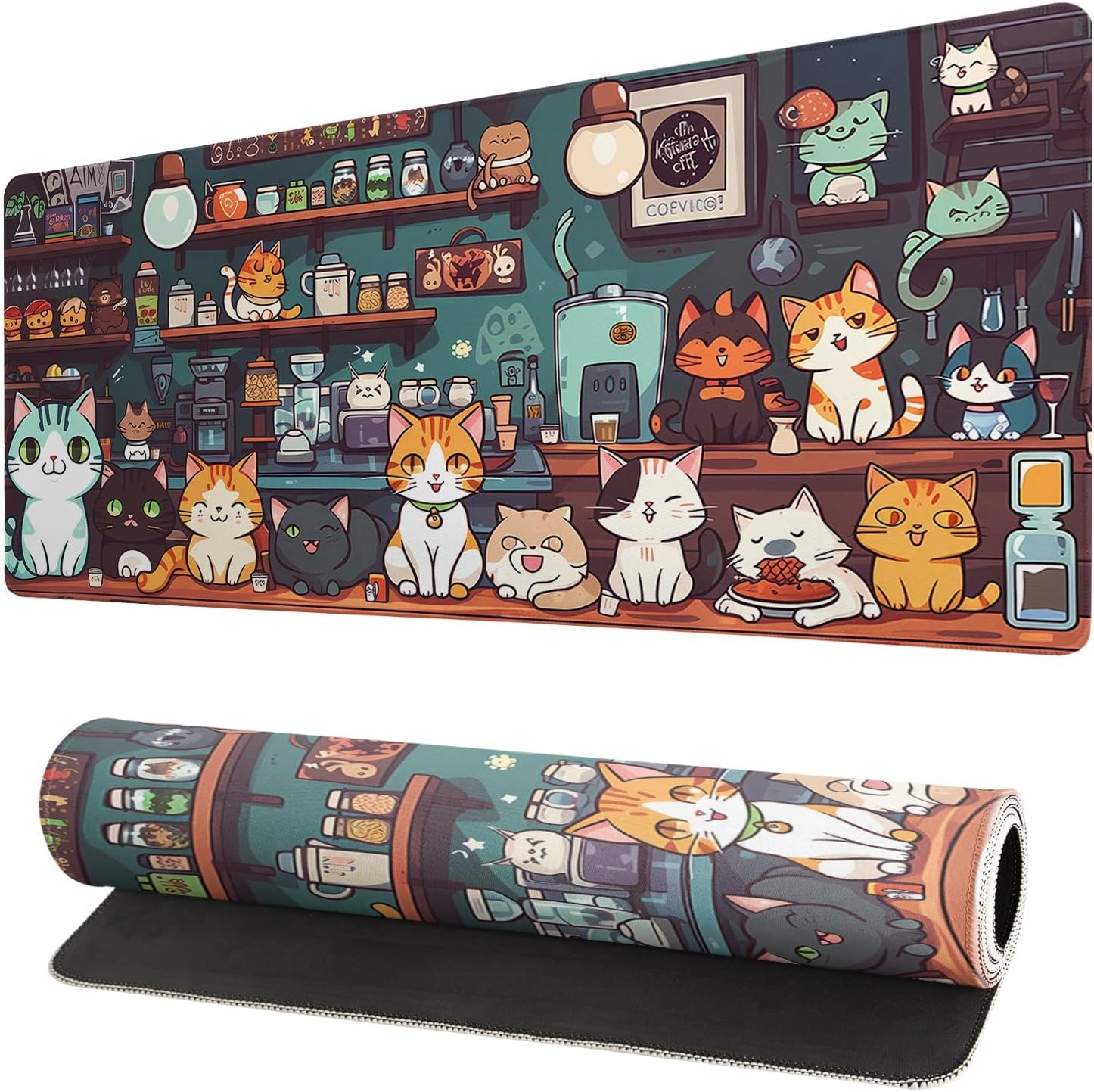Large Gaming Mouse Pad Coffee  - Gaming Accessories Shop 评论和价格