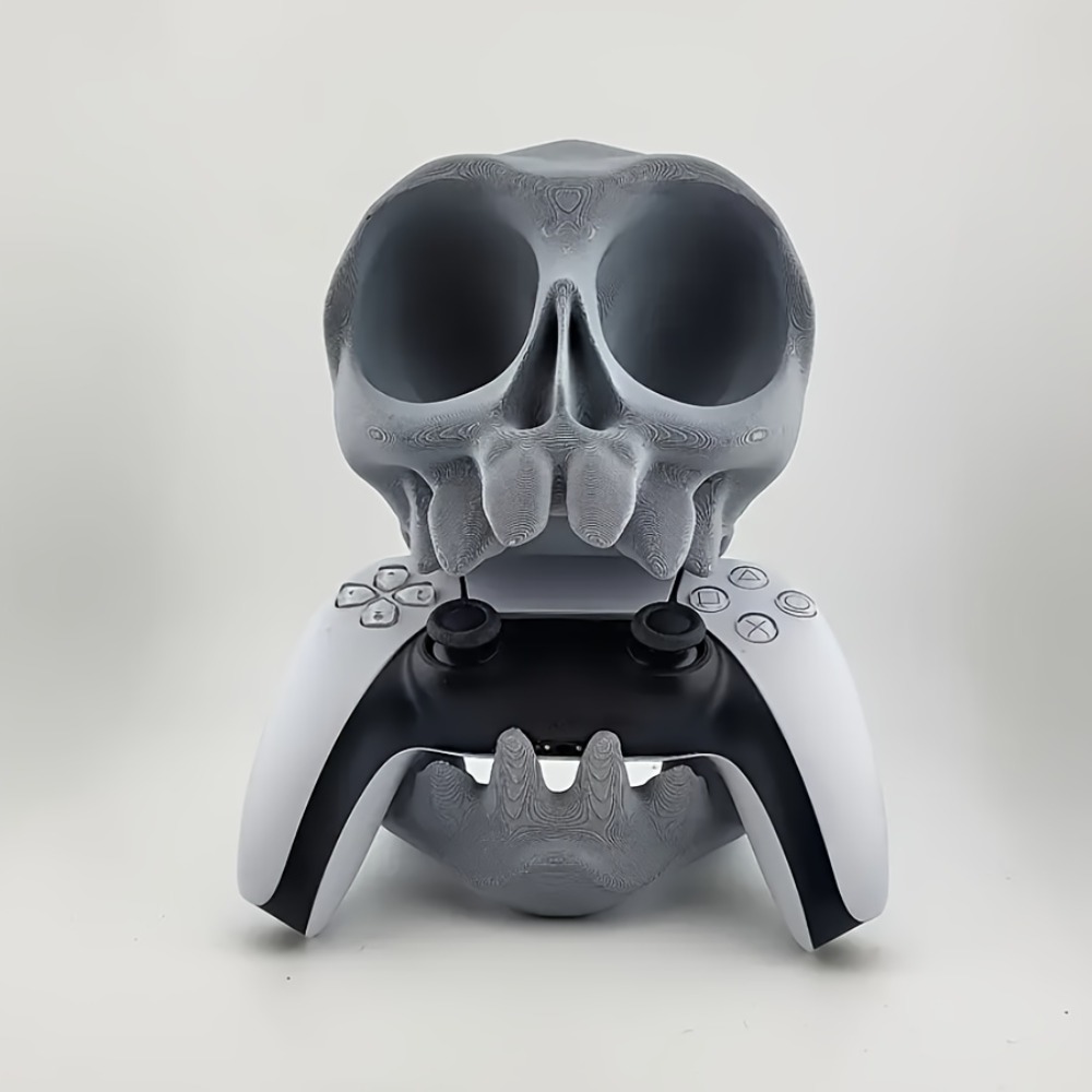 Skull Shaped Controller Stand  - Gaming Accessories Holder 评论和价格