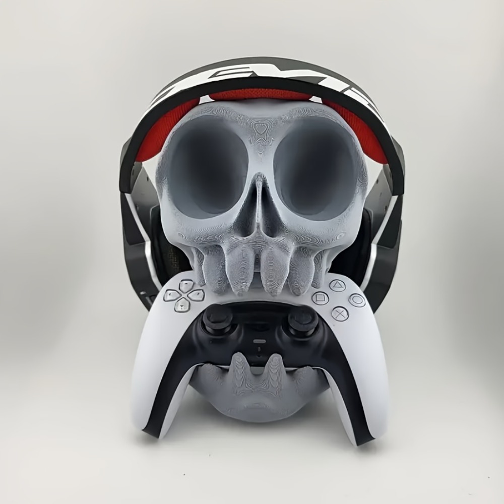 Skull Shaped Controller Stand  - Gaming Accessories Holder 评论和价格