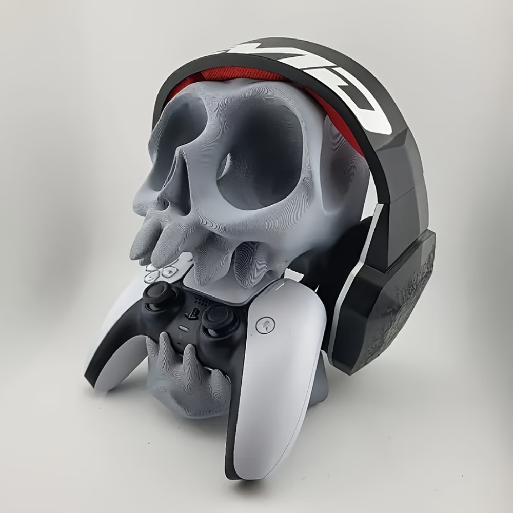 Skull Shaped Controller Stand  - Gaming Accessories Holder 评论和价格