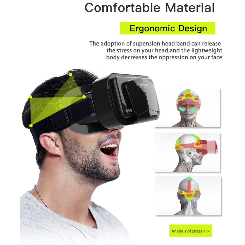 Shinecon VR Glasses 3D Headset - Gaming Accessories For 8 Year Old 评论和价格