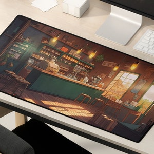 Kawaii Anime Desk Mat Coffee S - Gaming Accessories Shop 评论和价格