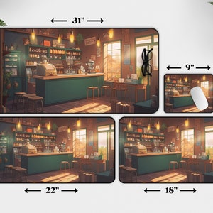 Kawaii Anime Desk Mat Coffee S - Gaming Accessories Shop 评论和价格