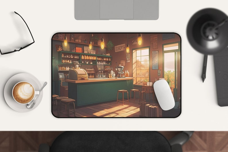 Kawaii Anime Desk Mat Coffee S - Gaming Accessories Shop 评论和价格