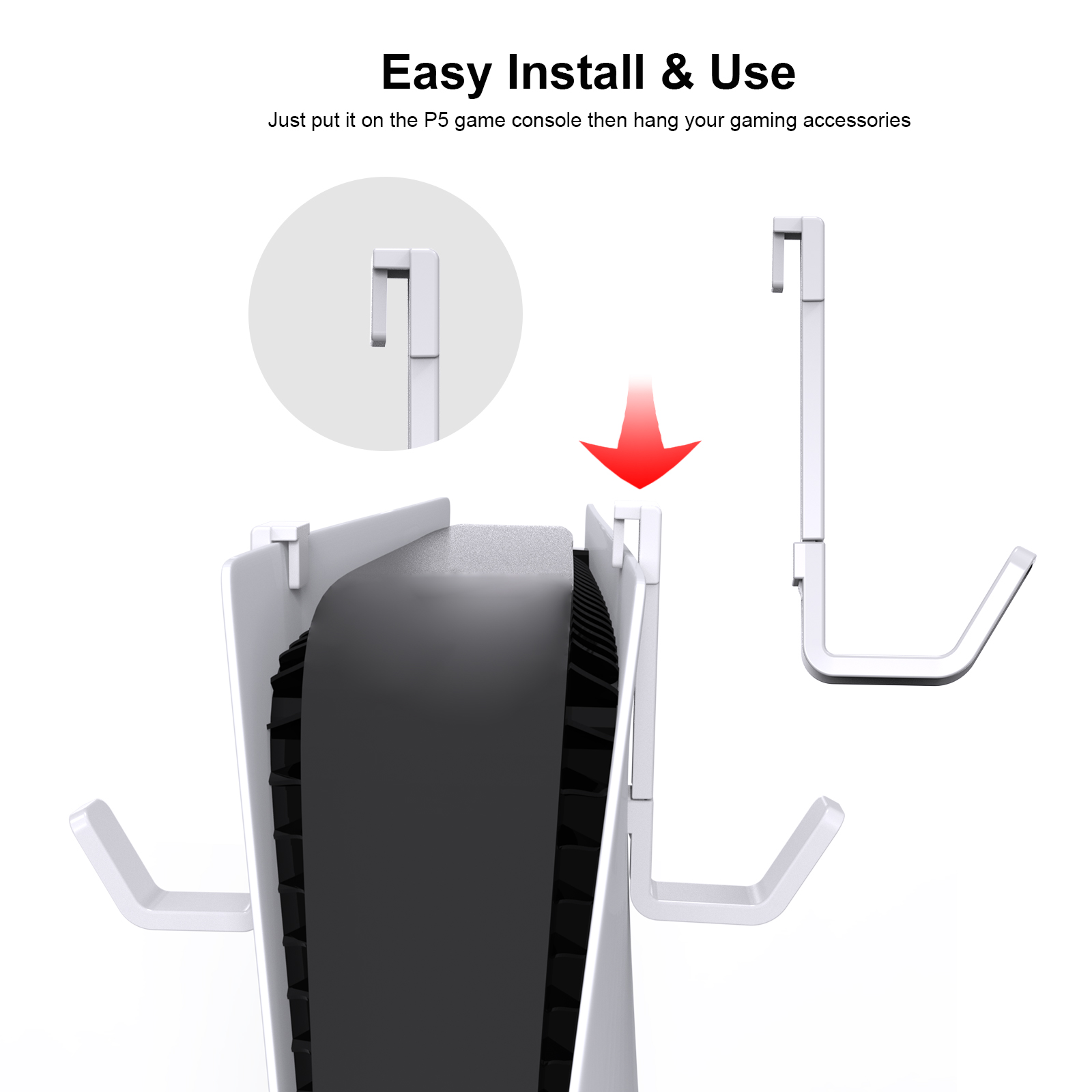 JYS-P5180 Controller & Headset - Gaming Accessories Holder 评论和价格