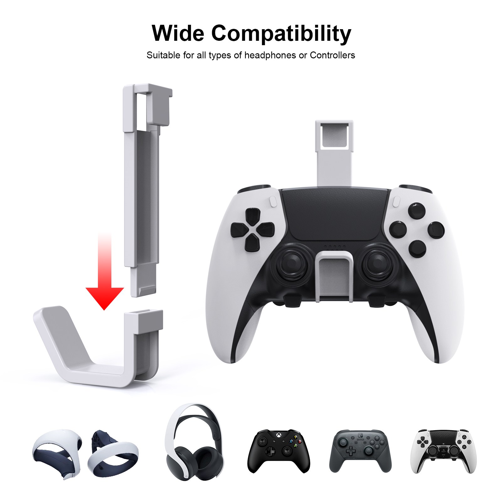JYS-P5180 Controller & Headset - Gaming Accessories Holder 评论和价格