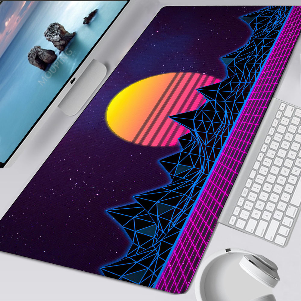 Vaporwave Mousepad Retrowave/s - Gaming Accessories Table 评论和价格
