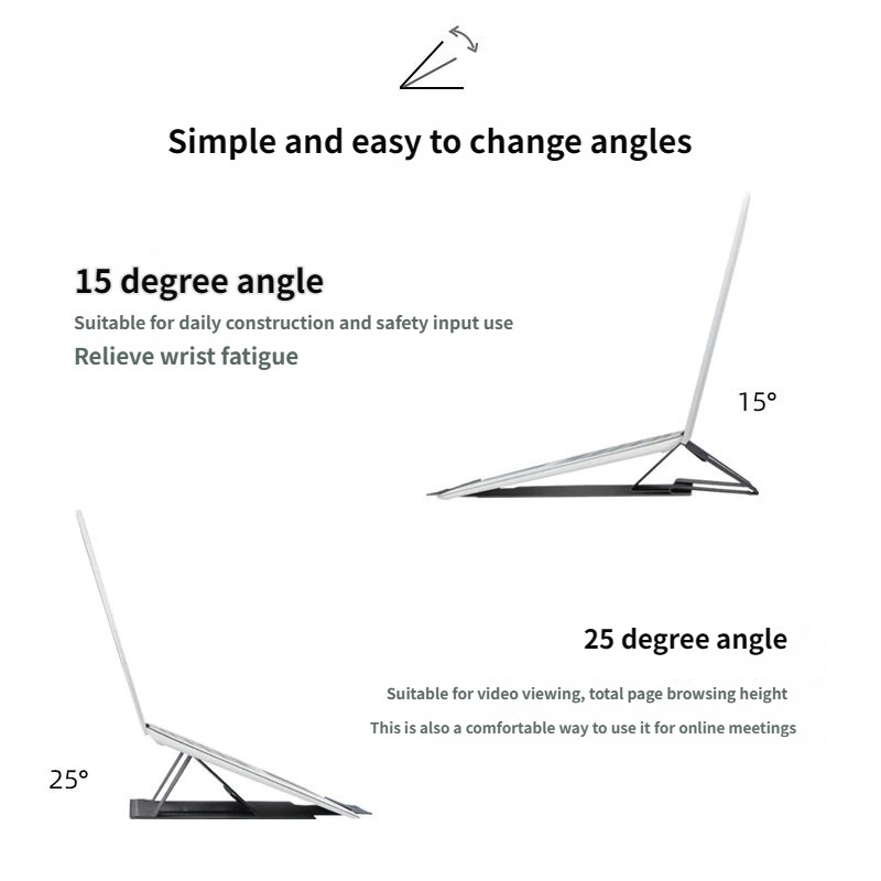 Foldable PU Leather Laptop Sta - Desk Corner Mat 评论和价格