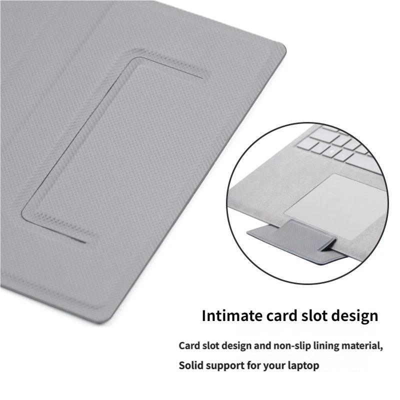 Foldable PU Leather Laptop Sta - Desk Corner Mat 评论和价格