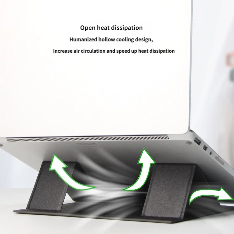 Foldable PU Leather Laptop Sta - Desk Corner Mat 评论和价格