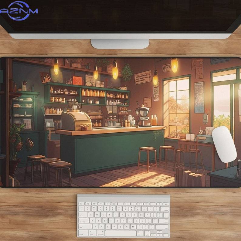 Kawaii Anime Desk Mat Coffee S - Gaming Accessories Shop 评论和价格