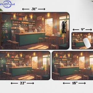 Kawaii Anime Desk Mat Coffee S - Gaming Accessories Shop 评论和价格
