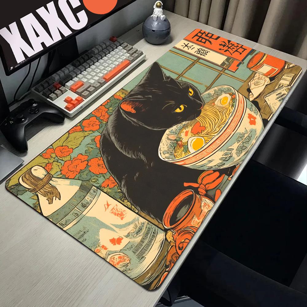 HYBXAXC Black cat loves to eat - Gaming Accessories Shop 评论和价格