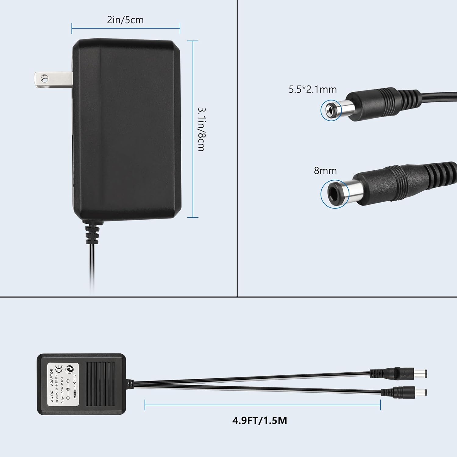 US Plug 3 in 1 AC Power Supply - Gaming Accessories Dropshipping 评论和价格