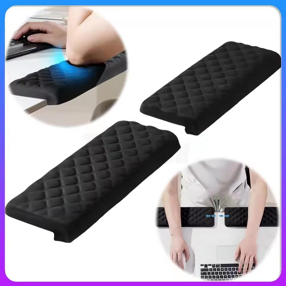 2 PackL-Shaped Keyboard Mouse  - Desk Corner Mat 评论和价格