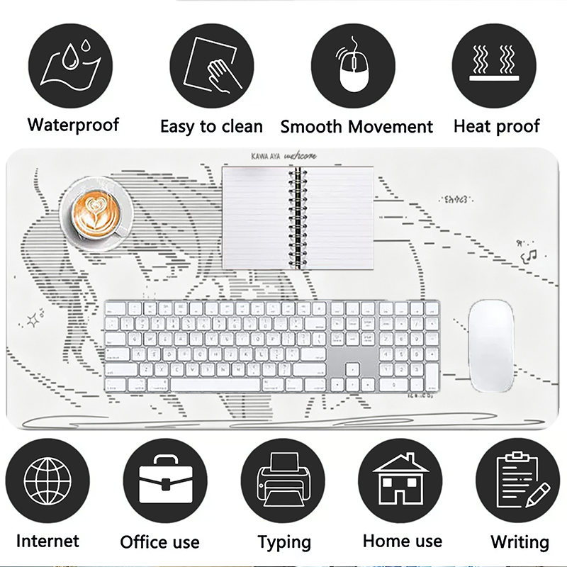 1Pcs Leather Mouse Pad Anime A - Gaming Accessories Cheap 评论和价格