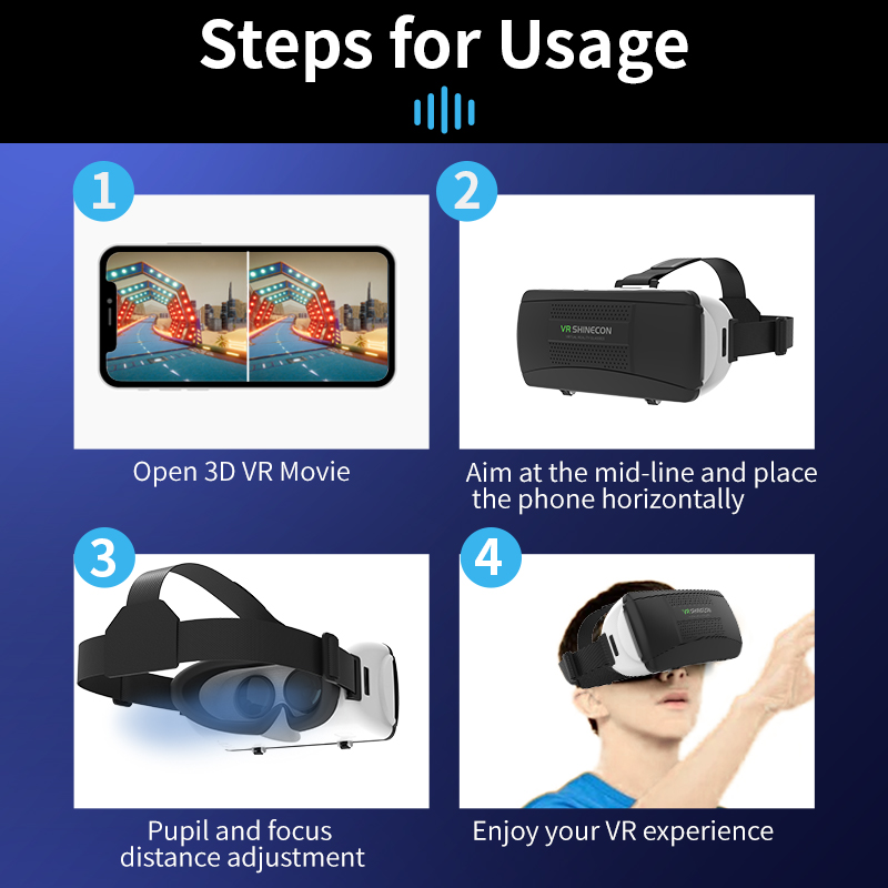 3D Virtual Reality VR Glasses  - Gaming Accessories For 8 Year Old 评论和价格