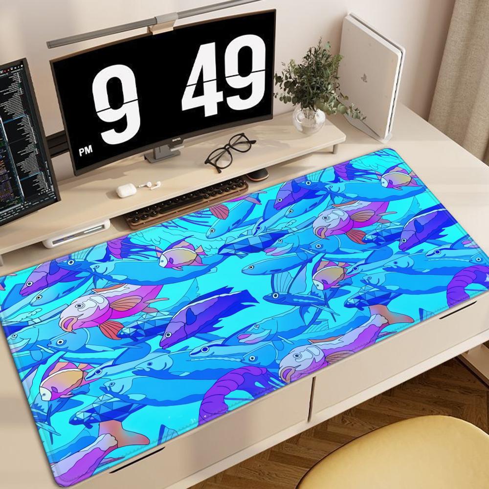HD Printing Fish Rubber Mouse  - Gaming Accessories Table 评论和价格