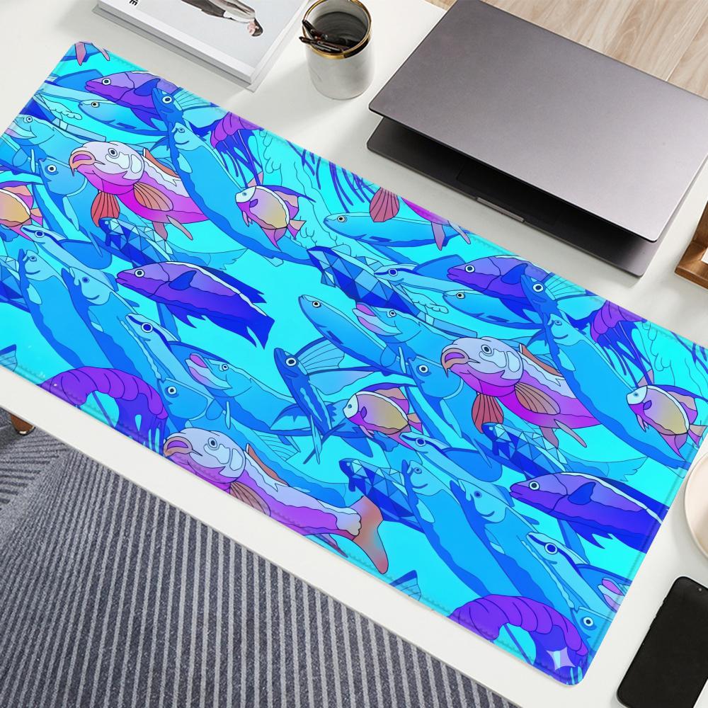 HD Printing Fish Rubber Mouse  - Gaming Accessories Table 评论和价格